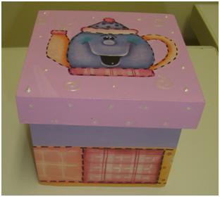 Mini porta -chá R$ 7,00